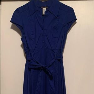 Tropical Wear Rockabilly 50’s Style Blue‎ Dress Size Mesium